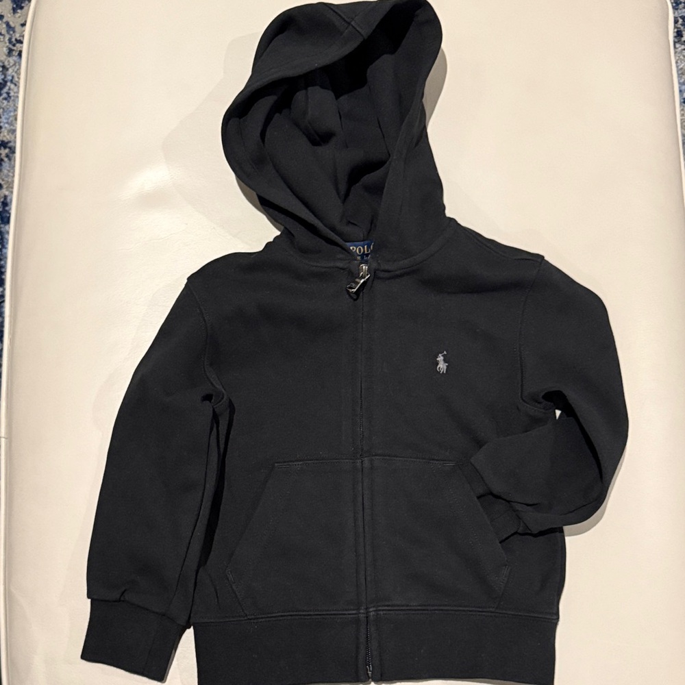 Polo by Ralph Lauren Kids Charcoal Hoodie with Pockets
